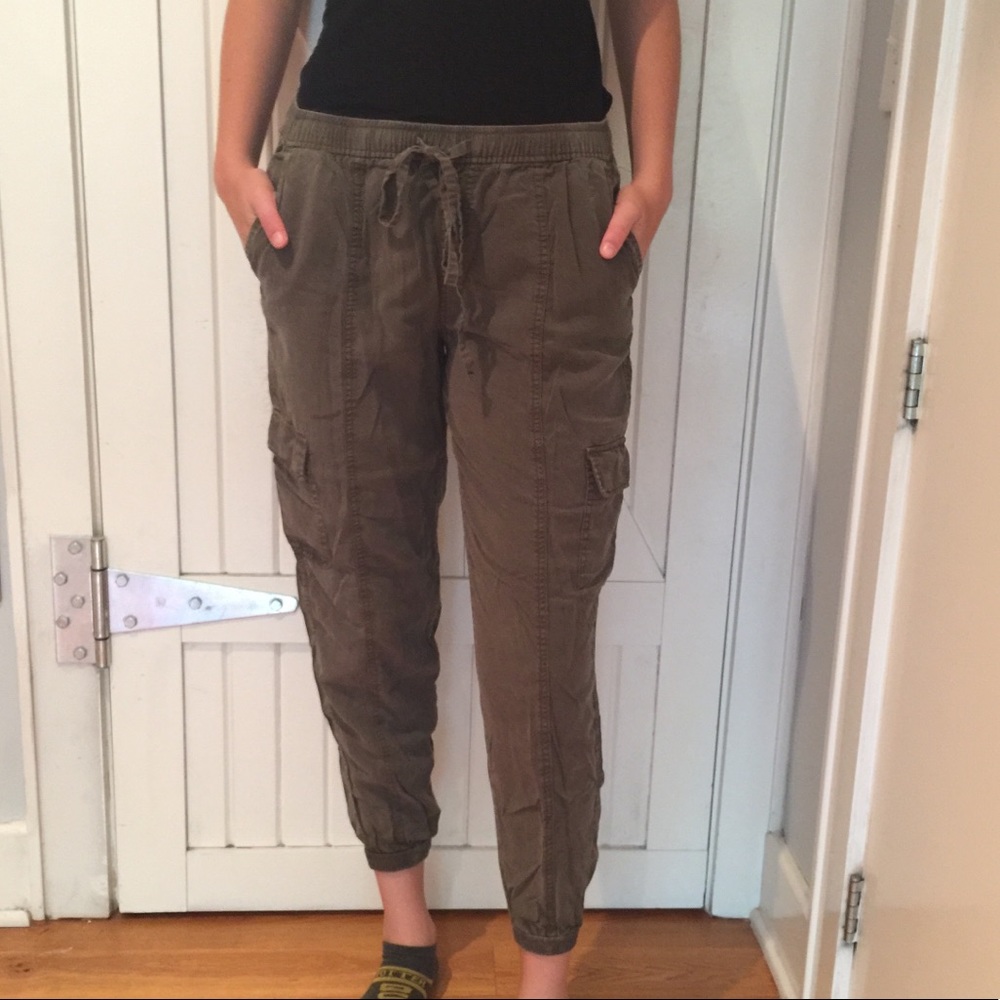 Olive Cargo Pants